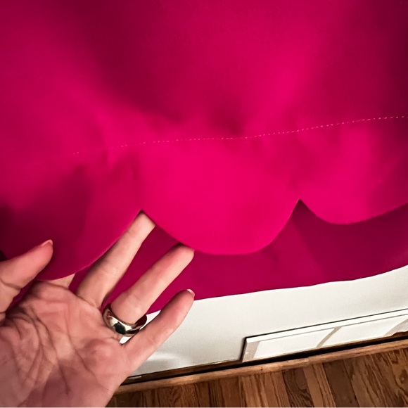 Kate Spade Pink Demi Shift Dress - Scallop Hem - Women's Size 2 - Picture 14 of 17